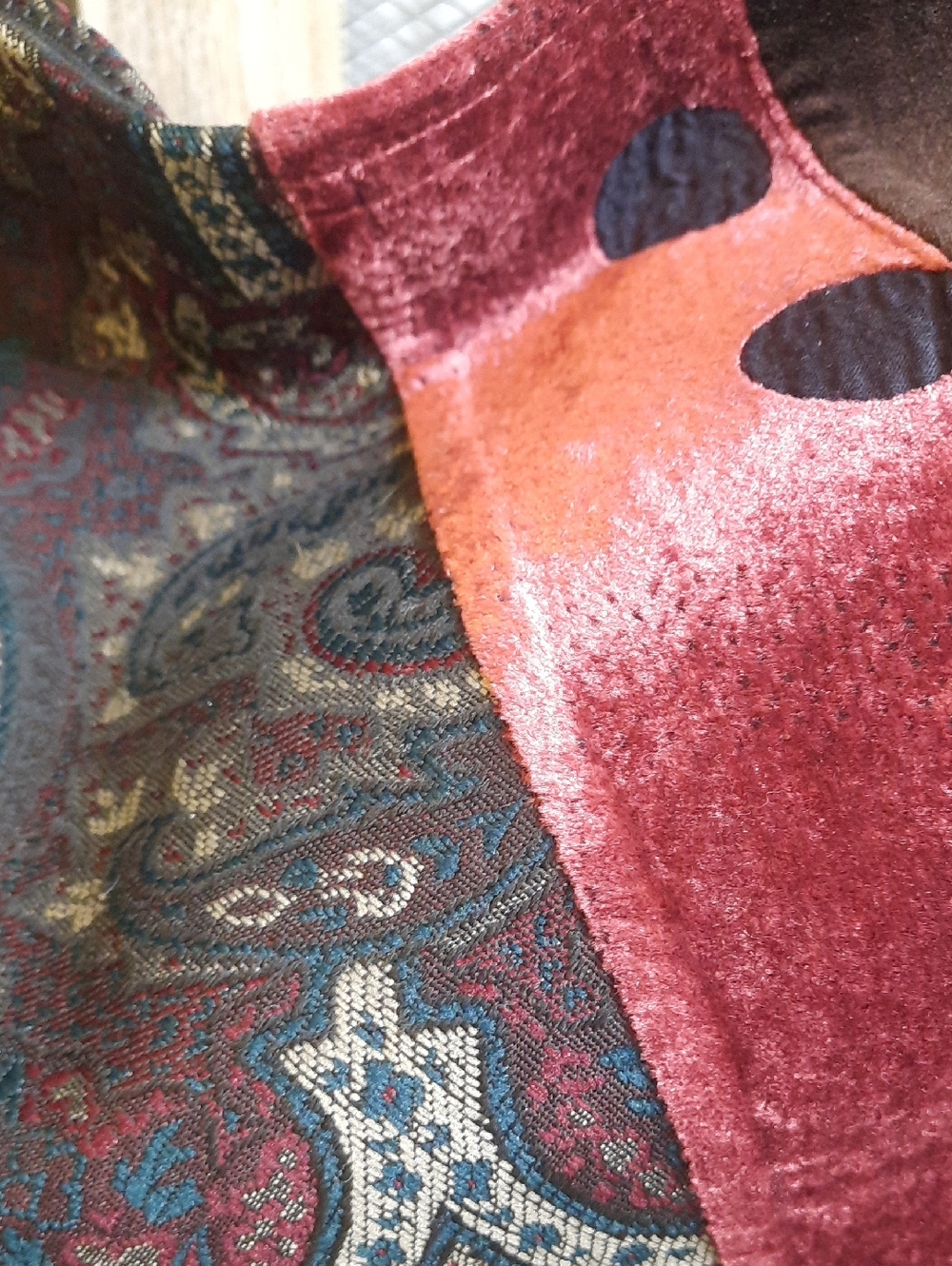 Vintage Koos Of Course Patchwork Hobo Bag - Picture 2 of 4